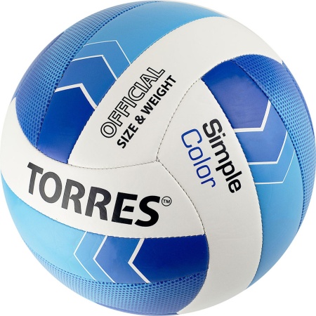 Купить Мяч волейбольный Torres Simple Color любительский р.5 в Можге 